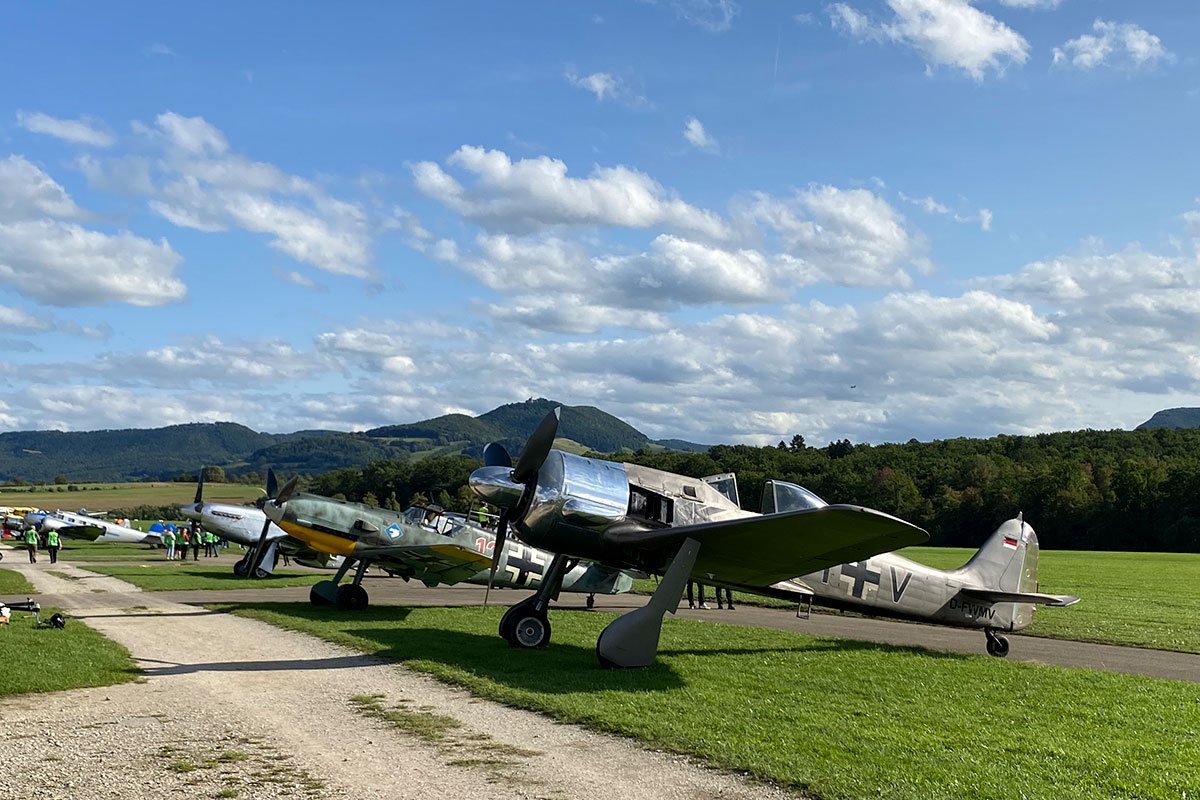 Oldtimer Flugzeuge Hahnweide Warbirds